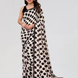 Moda Rapido Polka Dot Printed Saree-24