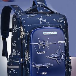 Little Surprise Box LLP Kids Fighter Plane School Backpack-image-93