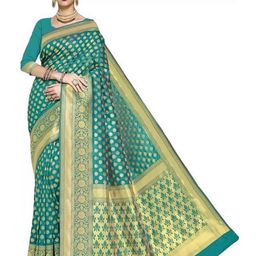 Moda Rapido Ethnic Motifs Woven Design Zari Pure Silk Banarasi Saree-picture-11