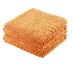 Story@home 2Pc Yellow 450 GSM Cotton Hand Towels-3