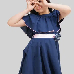 BEING NAUGHTY Floral Print Crepe Fit & Flare Dress-picture-9