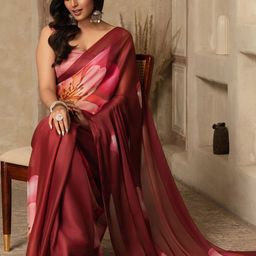 Sangria Digital Printed Super Soft Saree With Unstitched Blouse-picture-21