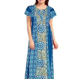 AAKARSHANA CREATION Women Printed Cotton Nightdress-picture-34