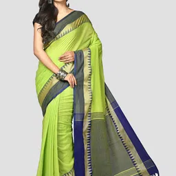 Crochetin Woven Design Pure Cotton Ready to Wear Saree-image-27