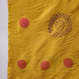 Anouk Geometric Printed Notch Neck Straight Kurta With Trousers & Dupatta image 2