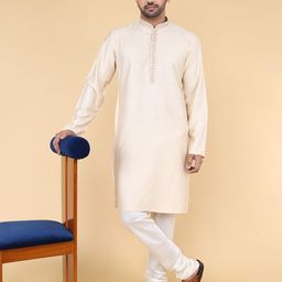 ZOIS Men Khadi Khadi Kurta-image-58