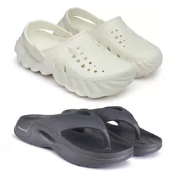 BERSACHE Men Pack of 2 Slip-On & Clogs-image-86