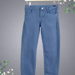 HERE&NOW Boys Regular Fit Mid-Rise Stretchable Jeans-image-2