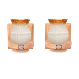SOMIL Orange Glass Cylinder Printed Wall Lamps-image-75