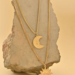 ToniQ Gold-Plated Layered Necklace-image-82
