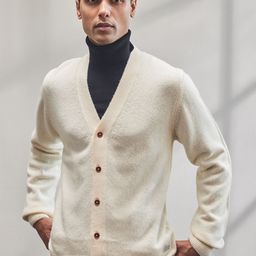 Mr Bowerbird Men V-Neck Cardigan-image-77