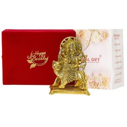 INTERNATIONAL GIFT Metal Durga Mata Idol Showpiece-image-76
