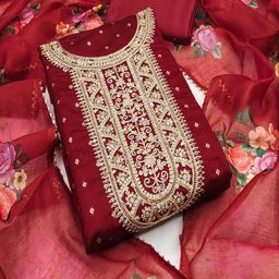 SHIJILA Unstitched Dress Material-image-78