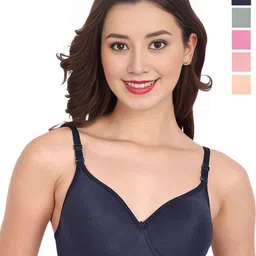 Liigne Pack Of 5 Full Coverage T-shirt Bra-image-12