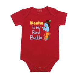 FFLIRTYGO Infants Janmashtami Printed Cotton Bodysuit-image-16
