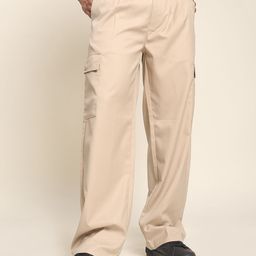 Bene Kleed Men Relaxed Loose Fit Cargos Trousers-image-57
