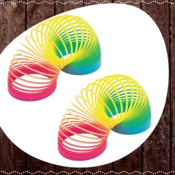 Rainbow Spring Magic Spring Gag Toy for kids (Packof 2pcs)-L73 Slinky Magic Spring Gag Toy-6