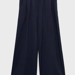 Mango Kids Girls Gathered & Pleated Chambray Trousers-picture-37