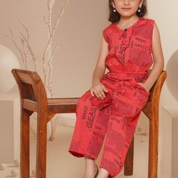 Arshia Fashions Girls Printed Basic Jumpsuit-image-88