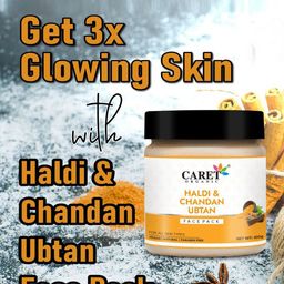 CARET ORGANIC Haldi & Chandan Ubtan Face Pack &De-Tan Face Pack- 100 ml Each image 5