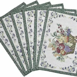 shoppingzone Rectangular Pack of 7 Table Placemat image 2