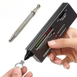 Diamond Tester 2 Machine || Stainless Steel 4 Prong Holder || High Accuracy Digital Voltage Tester-10