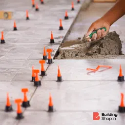 buildingshop ISO 9001 Tile Leveling Clip Resuable/Tile Leveling System Kit Needle 1.5 MM Lever Tool image 5