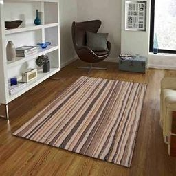 presto Brown Geometric Hand Tufted Wool 3 X 5 Feet Carpet-picture-24