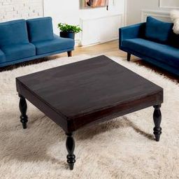 ikiriya Sydney Square Solid Wood Coffee Table in Mahogany Finish-picture-36