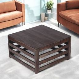 ikiriya Kingsville Square Solid Wood Coffee Table in Mahogany Finish-picture-30