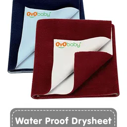 OyO Baby Set Of 2 Waterproof & Lightweight Dry Sheets Bed Protector - Small-6