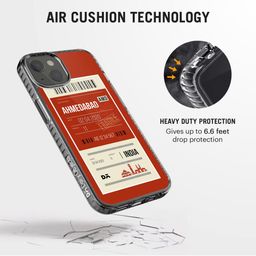 DailyObjects Red & White Ahmedabad City iPhone 13 Back Case image 2