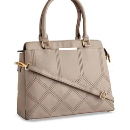 LEGAL BRIBE Geometric Textured Structured Handheld Bag image 5