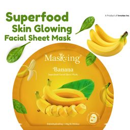 MasKing Banana Set Of 3 Superfood Facial Sheet Masks -20g Each image 3