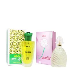 aco PERFUMES Set Of 2 Aco Alfull & Jannatul Firadous Fabric Perfume Combo Set 200 ml image 2