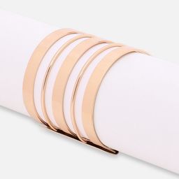 SOHI Women Gold-Toned Gold-Plated Wraparound Bracelet image 2