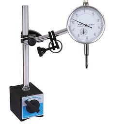 Digital Craft Dial Indicator Gauge 0-10mm/0.01mm High Accuracy Dial Indicator Micrometer Precise Concentricity Measurement Instrument Tools with Flexible Magnetic Stand Table Scale Indicators Tools image 3