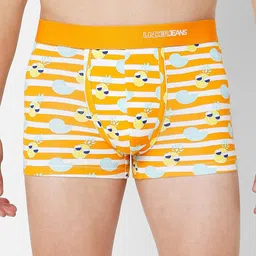 UnderJeans by Spykar Men Pack Of 3 Printed Trunks image 5