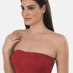 mod & shy Full Coverage Non Padded Strapless Tube Bandeau Bra With All Day Comfort image 4