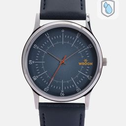 WROGN Men Navy Blue Analogue Watch WRG00042D-3