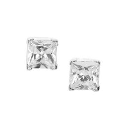 fabula Cubic Zirconia Square Studs Earrings image 2