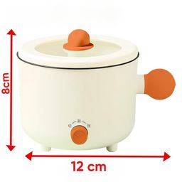 Krupaksh Compact Portable Multifunction Electric Cooker With Even Heating Technology For Effort Saving Noodle Cooker Heating Pot and 2 Level Fire Power Easy To Clean Safe Cooking (1Pcs) image 2
