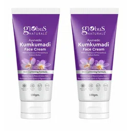 Globus naturals Set Of 2 Ayurvedic Kumkumadi Skin Lightening Face Cream - 100 gm Each-1