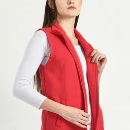 BAESD Pack Of 2 Lightweight Stand Collar Pure Fleece Open Front Jacket image 3