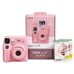 FUJIFILM Instax Mini SE Joy Pack Instant Camera with 40 Shots (Pink)-picture-18