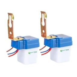 Quick Sense (QS-301) Plastic 220 V Auto Day/Night on and Off Photocell, LDR Sensor Switch (6 A) for Lighting Water Proof Photocell -Sensor 6A - Set of 2 image 1