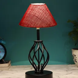 Devansh Pink Solid Table Lamp image 3