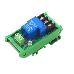 1 Channel Relay Module, 30A with Optocoupler, Isolation 5V Supports, High and Low Triger, （with Guide Rail）-3