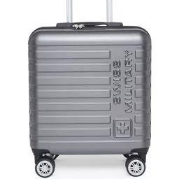 SWISS MILITARY Textured Hard-Sided Overnighter Trolley Bag 32 L-55