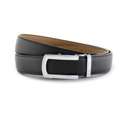 HALDEN Men Textured Leather Formal Belt-image-93